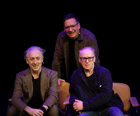 Alan Cumming, Forbes Masson and Johnny McKnight at the Tron Theatre, Glasgow