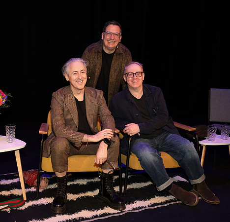 Alan Cumming, Forbes Masson and Johnny McKnight at the Tron Theatre, Glasgow