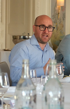 Restaurant Magazine Roundtable meeting, The Pompadour by Galvin, Princes St, Edinburgh Photoshoot