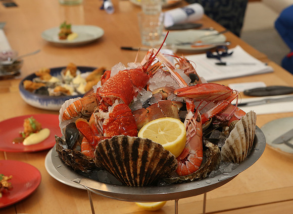 Corporate photoshoot, loch Fyne Oysters, Scotland