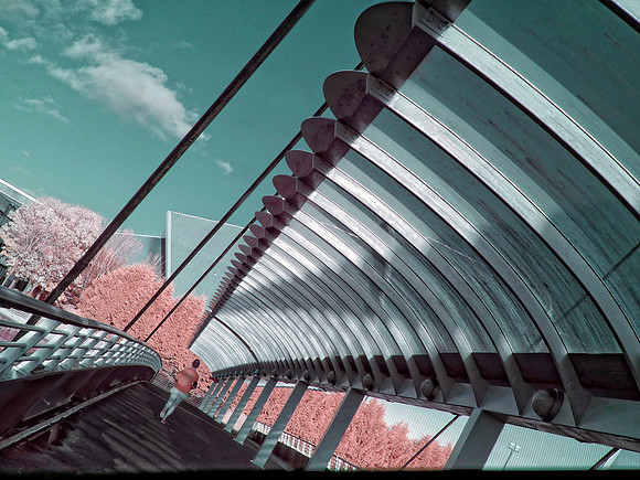 urban infrared photography Glasgow by event and corporate photographer Colin Wright www.colinwrightphotography.co.uk