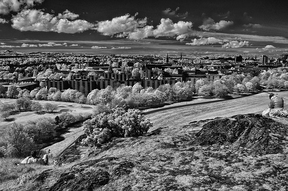 Infrared Photography Arthur Seat Edinburgh