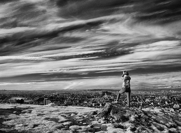 Infrared Photography Arthur Seat Edinburgh