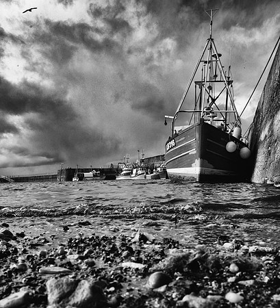 Infrared Photography Port Seton Harbour, East Lothian, Scotland
