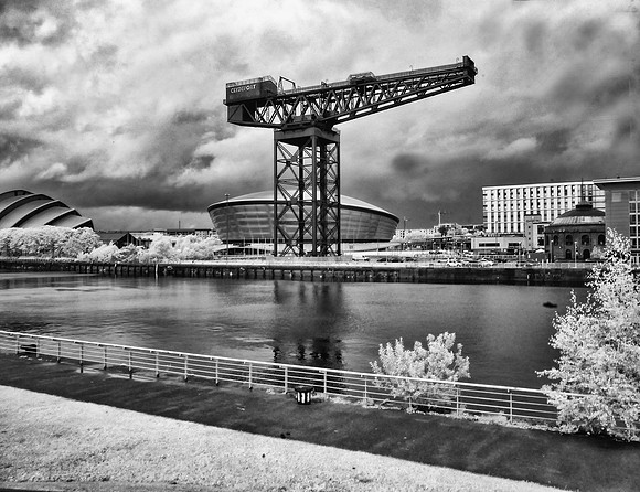 Balmaha Loch Lomond in infrared