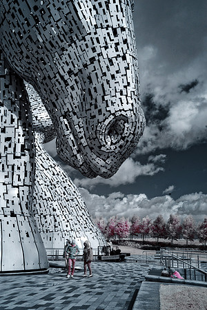 The Kelpies in Infrared