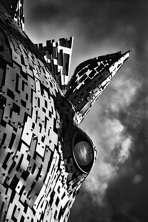 The Kelpies in Infrared