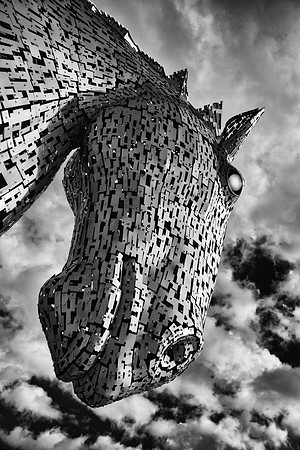 The Kelpies in Infrared