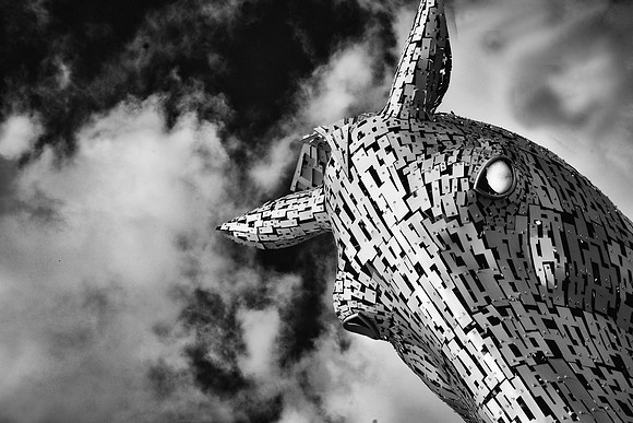 The Kelpies in Infrared