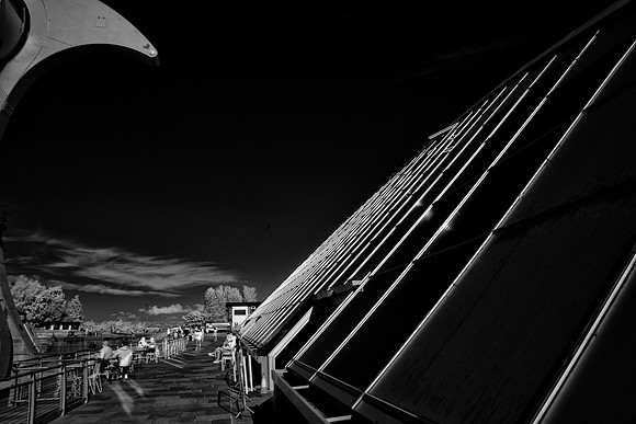 The Falkirk Wheel in Infrared Photography