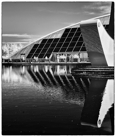 The Falkirk Wheel in Infrared Photography