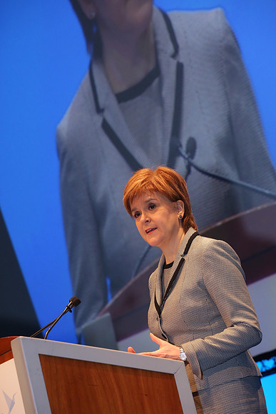 First Minister of Scotland at Environmental Conference Scotland